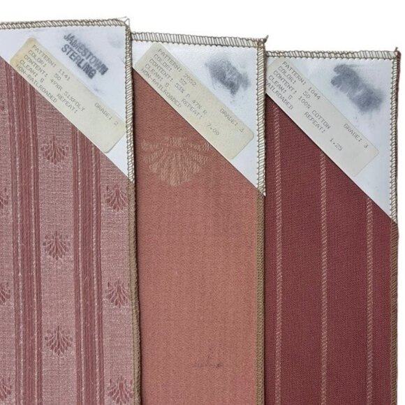 VTG Jamestown Sterling Fabric Samples Crafters Lot (3) 26.6" x 17.5" Small Flaws - Picture 2 of 16